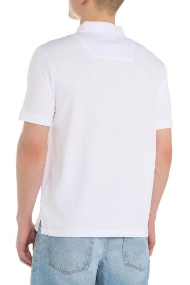 Guess Erkek Beyaz Polo T-Shirt
