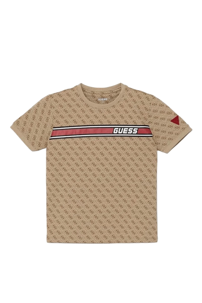 Guess  Çocuk 4G Logo Baskılı Stretch Tshirt