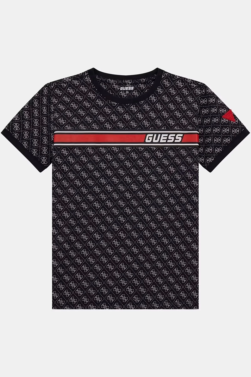 Guess  Çocuk 4G Logo Baskılı Stretch Tshirt