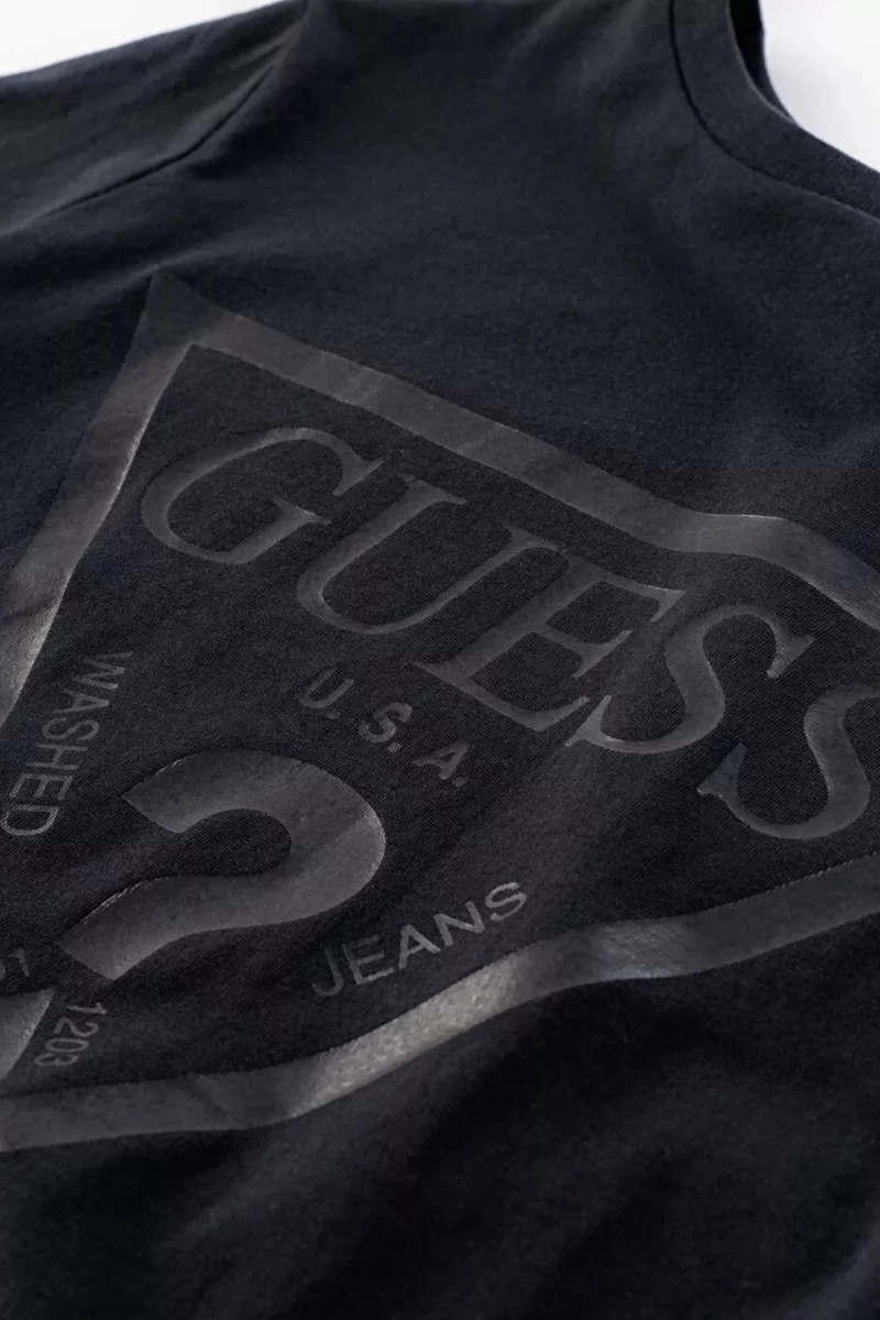 Guess Kadın  Adele  Regular  Siyah  T-Shirt