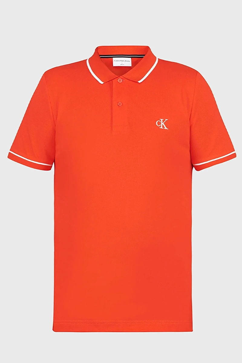 Calvin Klein Erkek Tipping Slim Polo T-Shirt