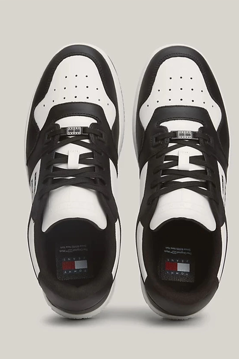 Tommy Hilfiger Erkek Monochrome Siyah Sneaker