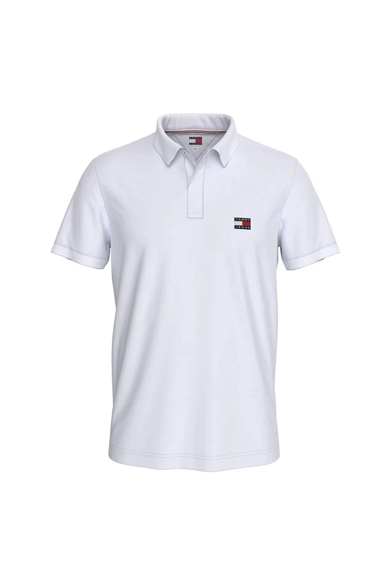 Tommy Hilfiger Erkek Beyaz  Polo T-Shirt