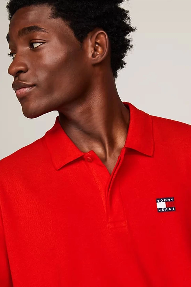 Tommy Hilfiger Erkek Polo Turuncu  T-Shirt