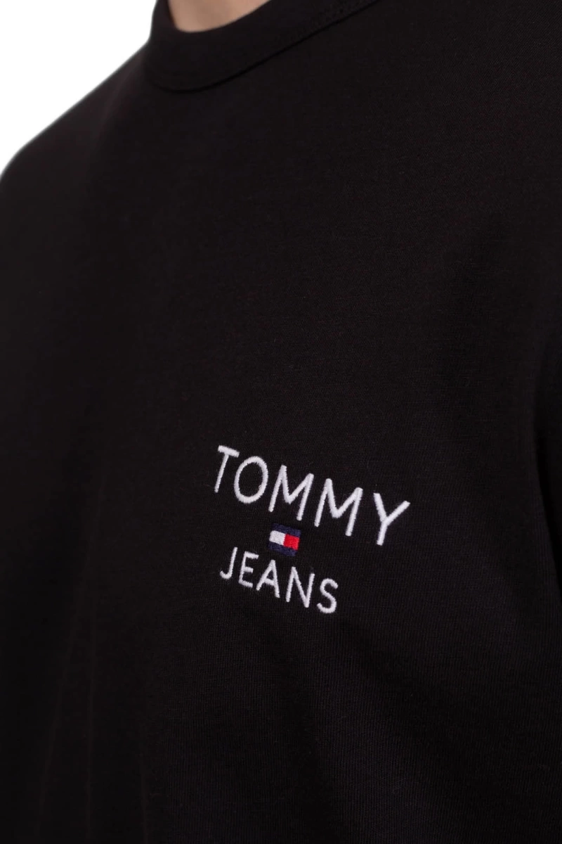 Tommy Hilfiger Erkek Siyah T-Shirt
