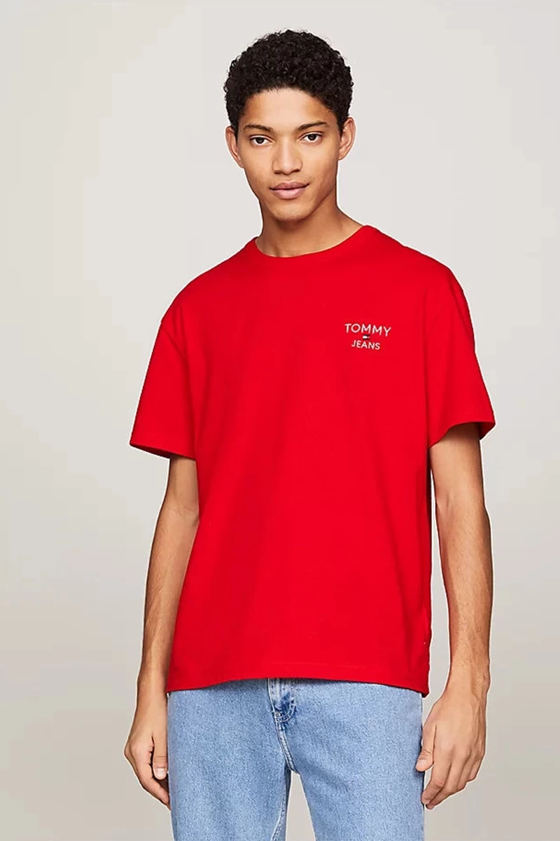 Tommy Hilfiger Erkek Kırmızı T-Shirt