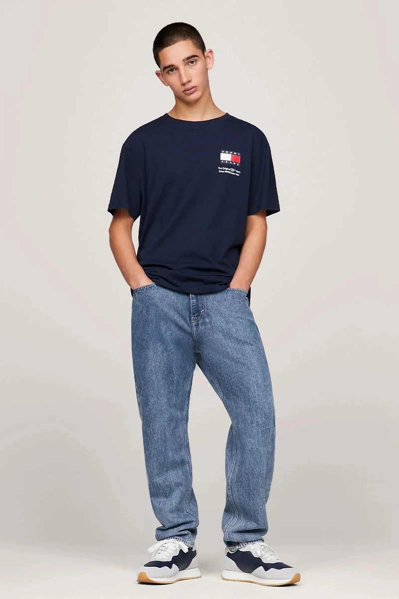 Tommy Hilfiger Erkek 2li Lacivert T-Shirt