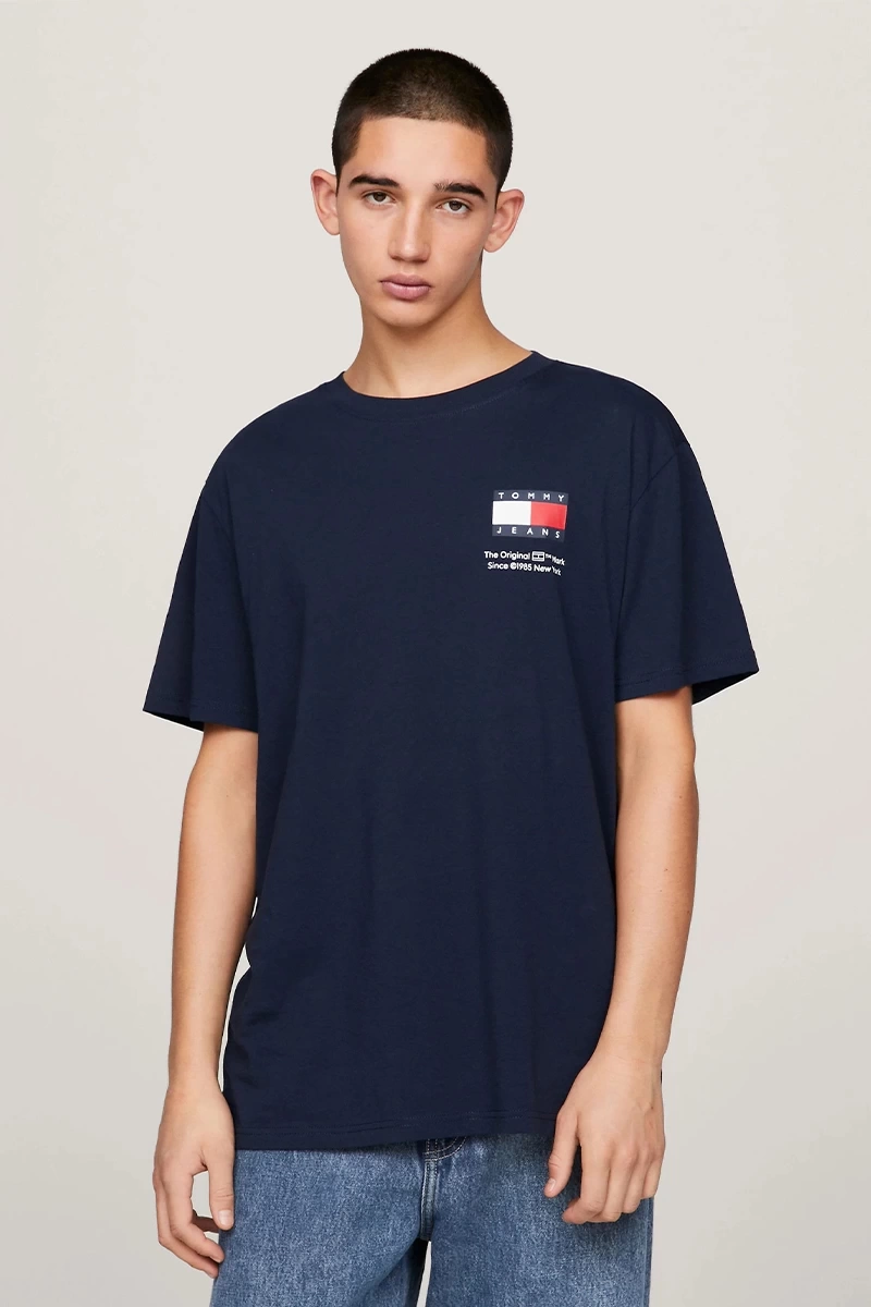 Tommy Hilfiger Erkek 2li Lacivert T-Shirt