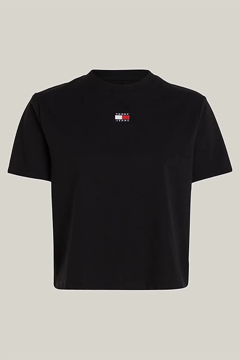 Tommy Hilfiger Kadın Siyah T-Shirt