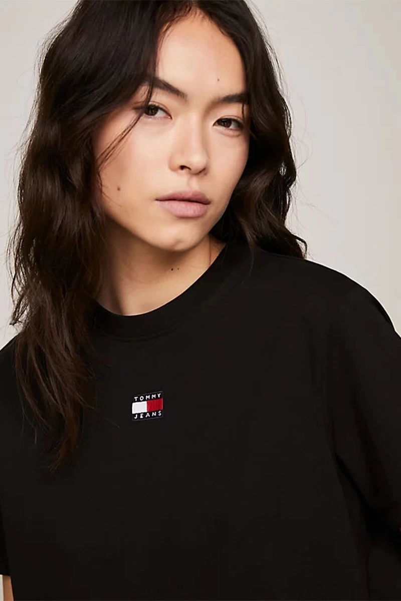 Tommy Hilfiger Kadın Siyah T-Shirt