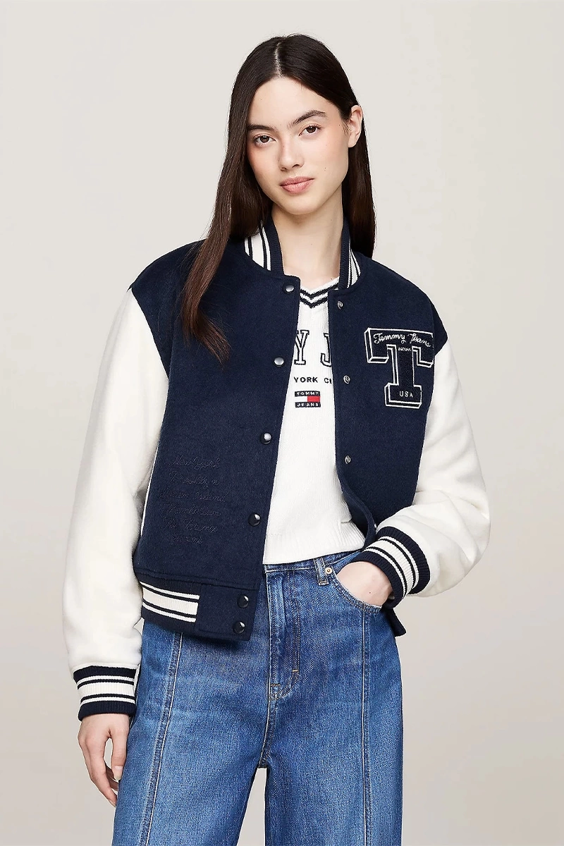 Tommy Jeans Kadın Letterman Ceket