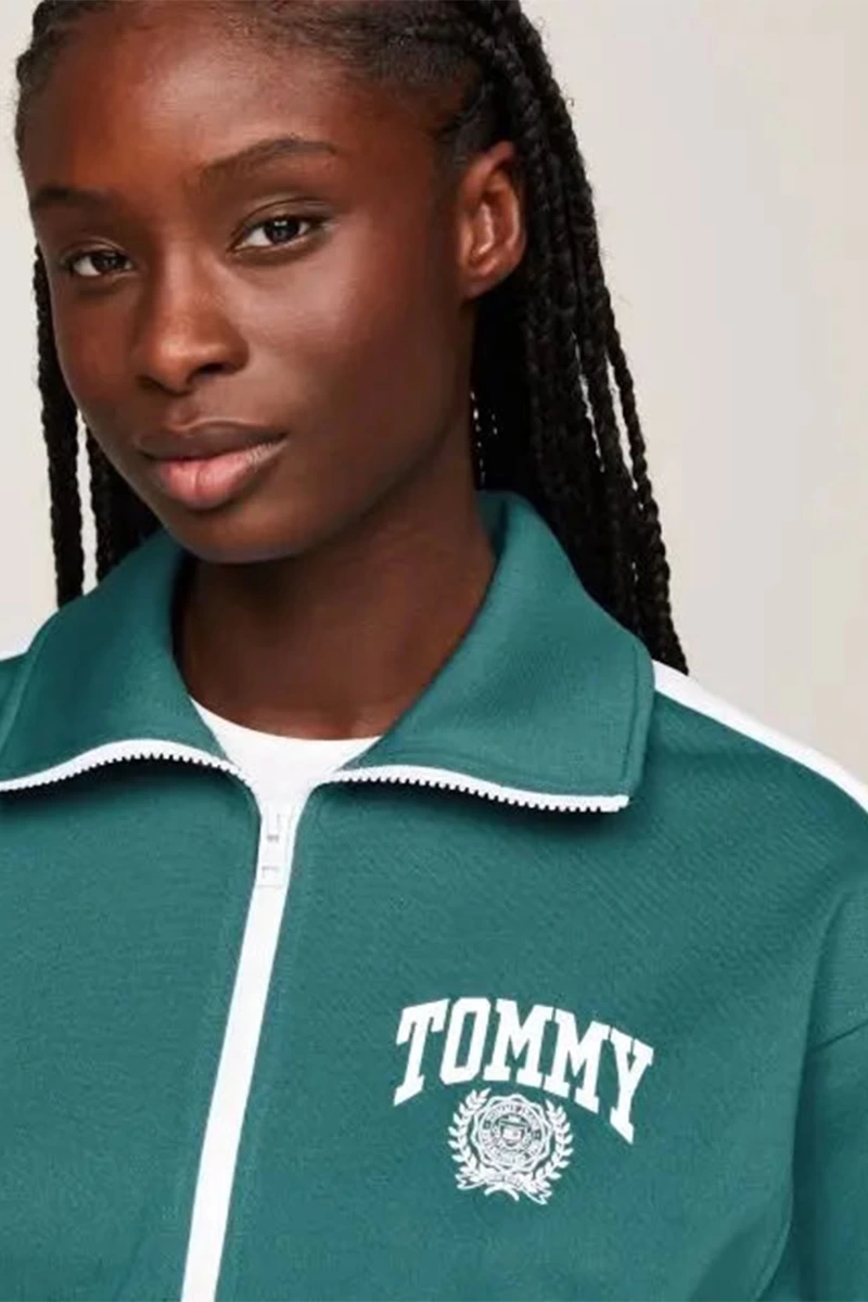 Tommy Hilfiger Kadın Tam Fermuarlı Sweatshirt