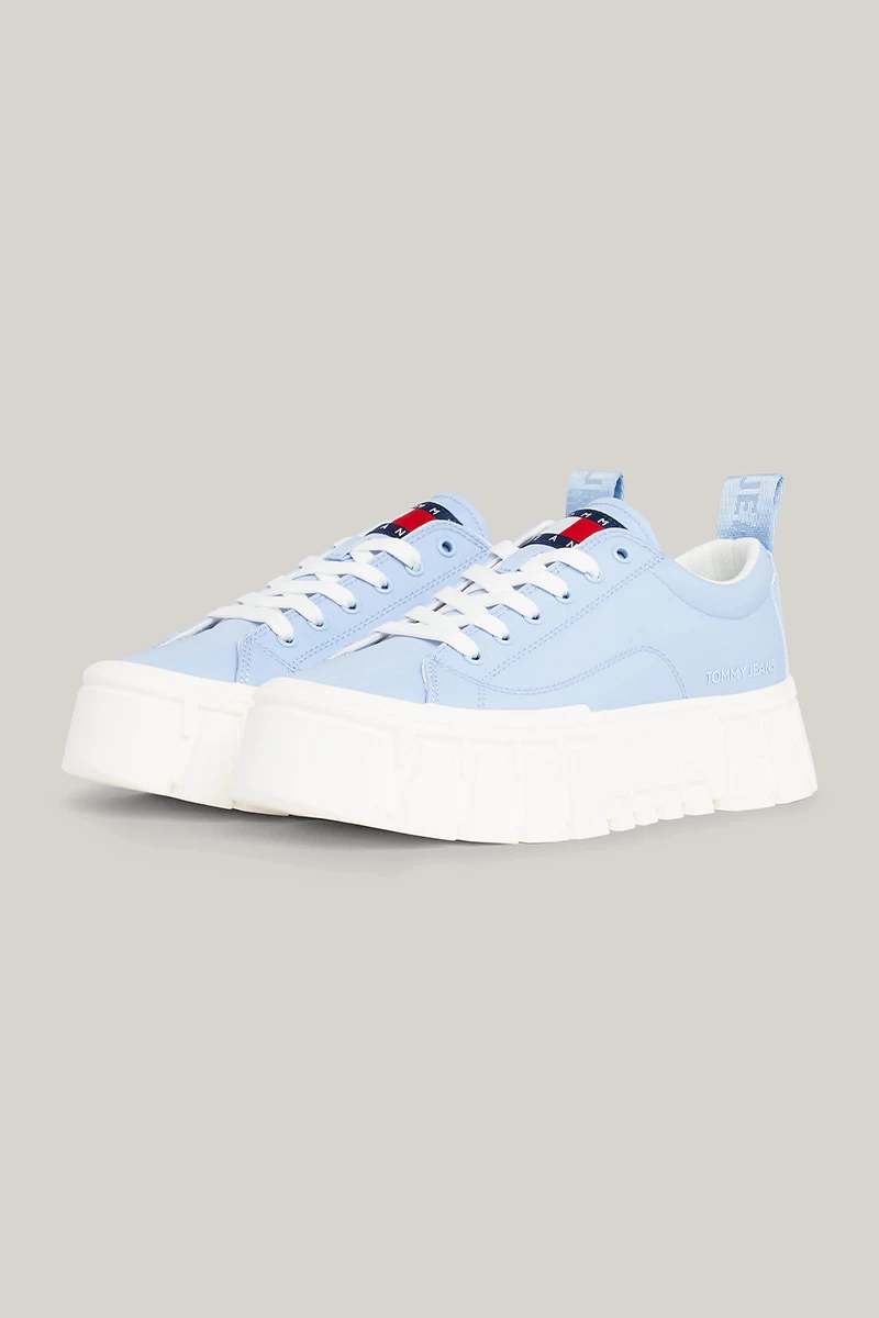 Tommy Hilfiger Kadın Cleat Mavi Sneaker