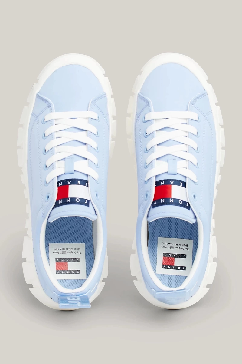 Tommy Hilfiger Kadın Cleat Mavi Sneaker