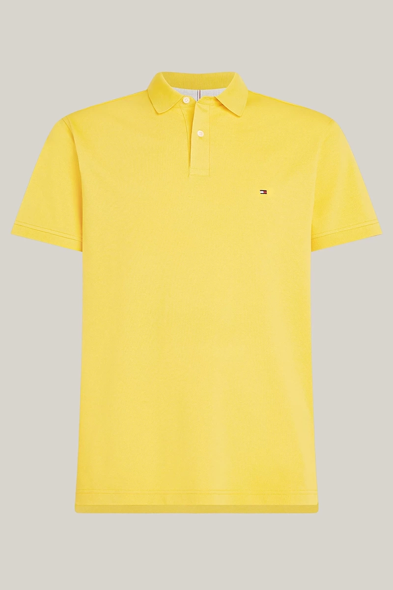 Tommy Hilfiger Erkek  1985 Regular Sarı Polo T-Shirt