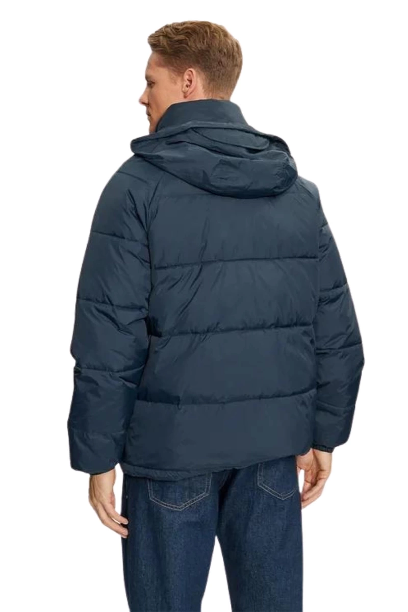 Tommy Hilfiger Erkek Lacivert Puffer Mont