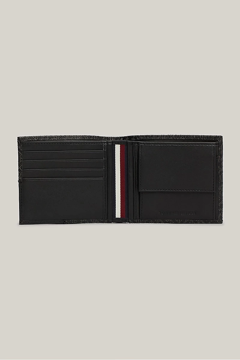 Tommy Hilfiger Erkek Monogram Siyah Cüzdan