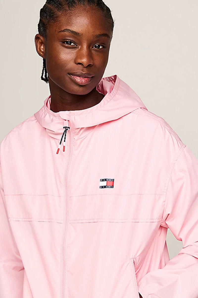 Tommy Hilfiger Kadın Chicago Pembe Yağmurluk