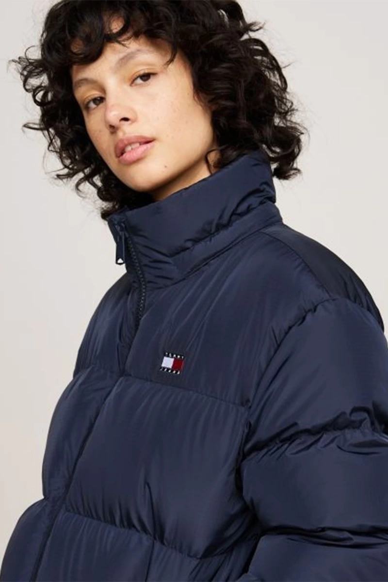 Tommy Hilfiger Kadın Lacivert Puffer Mont