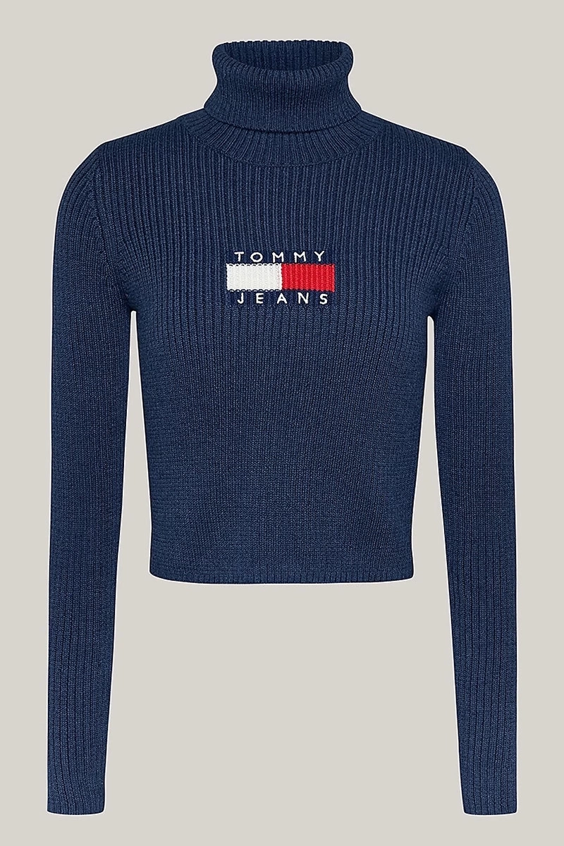 Tommy Hilfiger Kadın Logolu Süveter