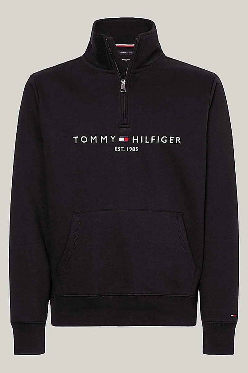 Tommy Hilfiger Erkek Çeyrek Fermuarlı Sweatshirt