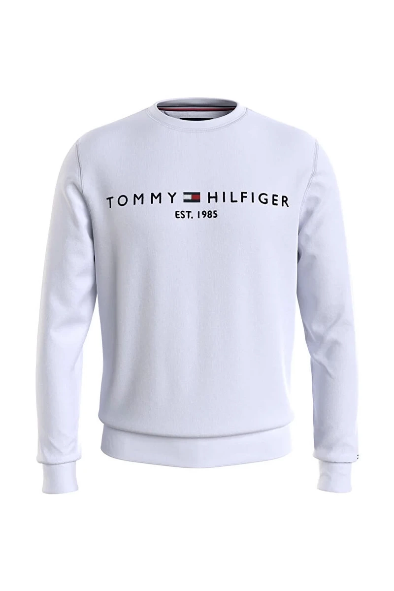 Tommy Hilfiger Erkek Original Logolo Sweatshirt