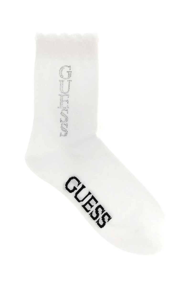 Guess Kadın Vertical Beyaz Çorap