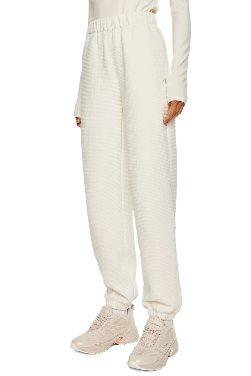 WAFFLE KNIT CUFFED JOG PANT