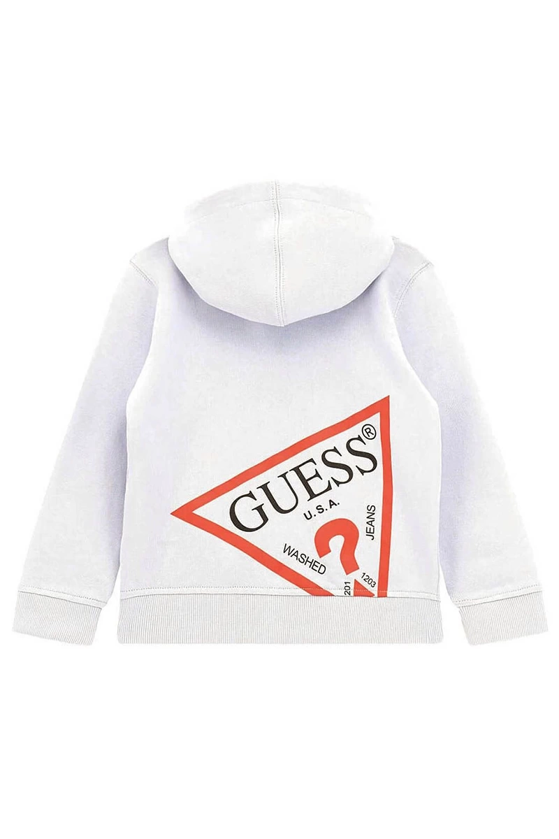 Guess Çocuk Fermuarlu Active Beyaz T-Shirt