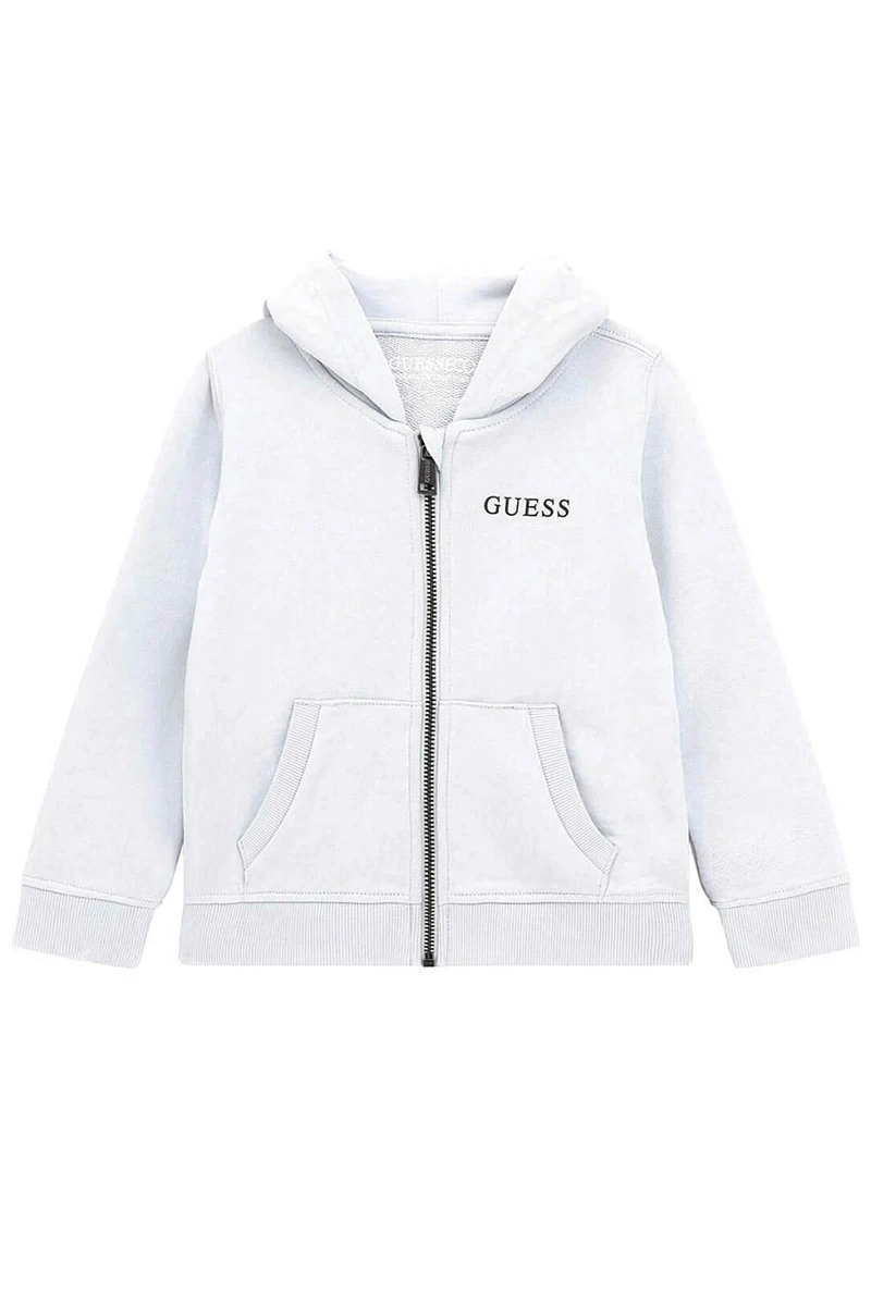 Guess Çocuk Fermuarlu Active Beyaz T-Shirt