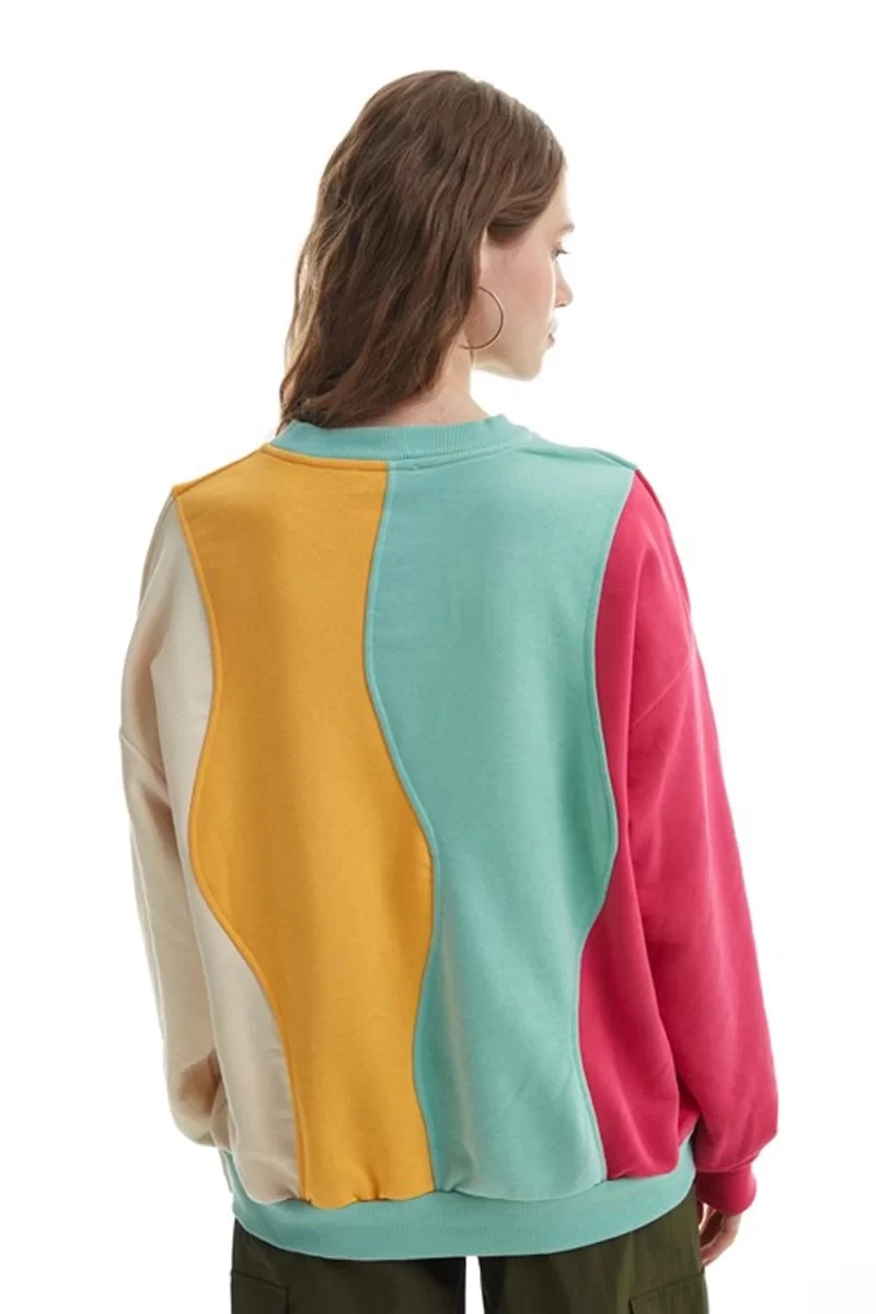 Quzu Bej Kumaş Matchli Sweat