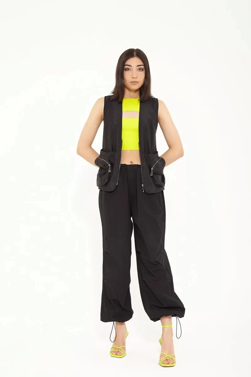 Lefon Yelek-SIYAH