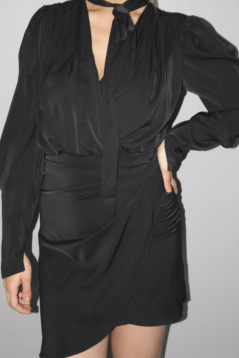 Lamourbutik Siyah Elbise