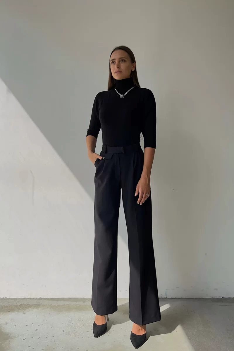 Lamourbutik Siyah Pantolon