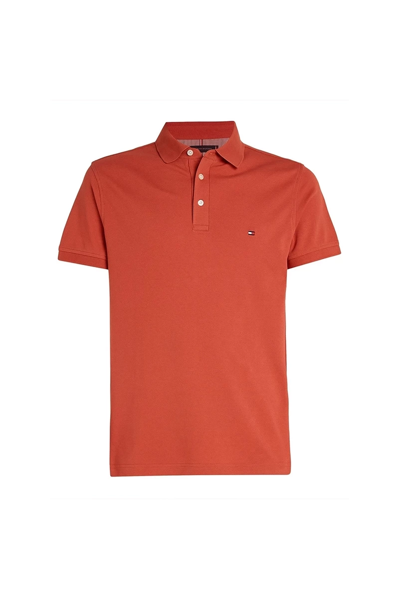 Tommy Hilfiger Erkek Polo Yaka Kremit rengi T-Shirt