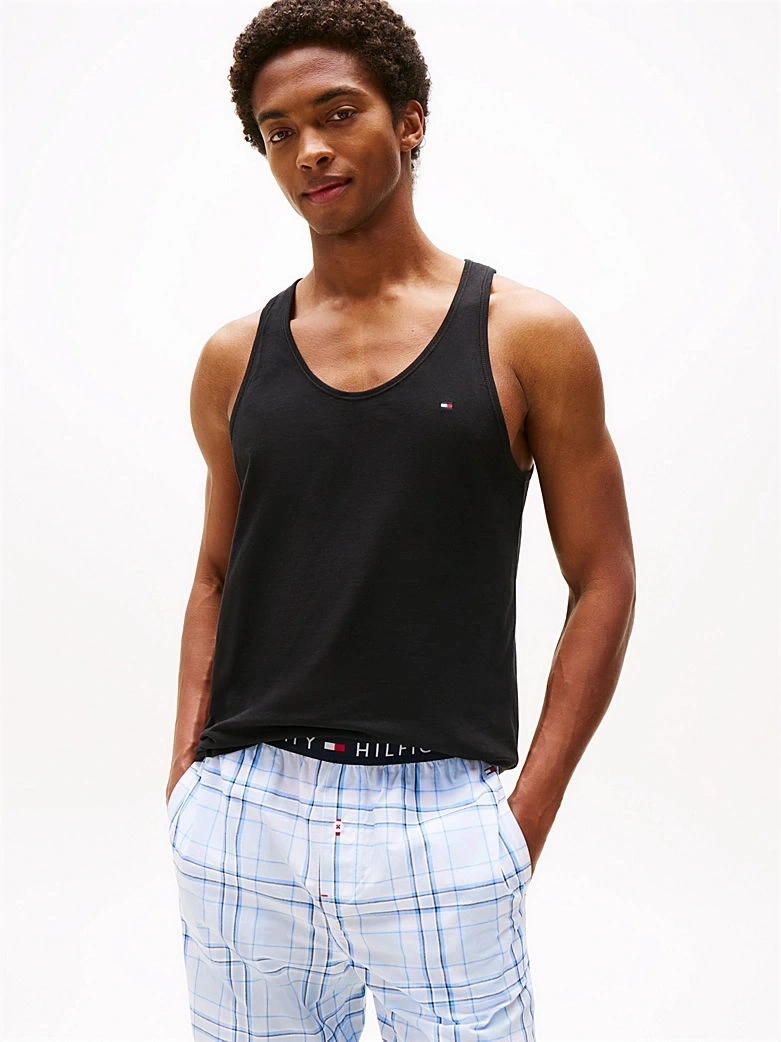 Tommy Hilfiger  Erkek  Siyah 3lü   Logolu Atlet