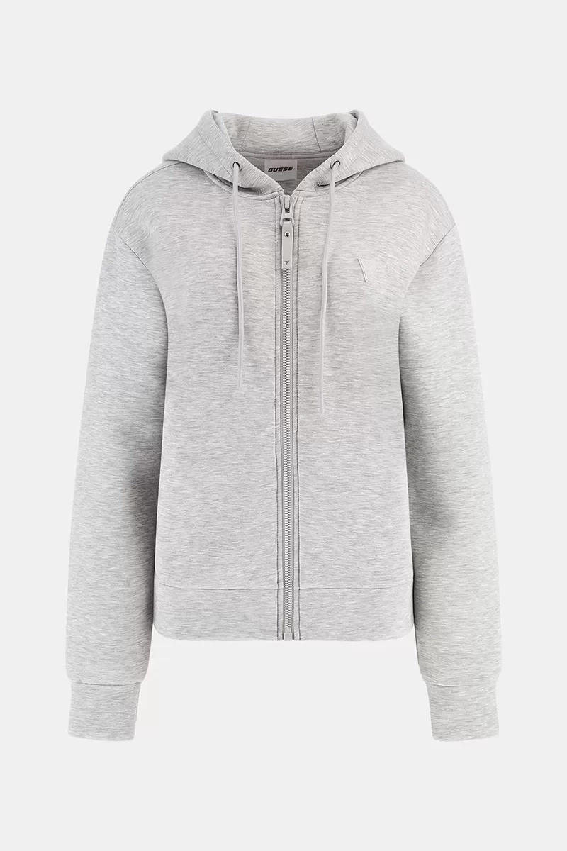 Guess Arkası Üçgen Logolu Scuba Sweatshirt