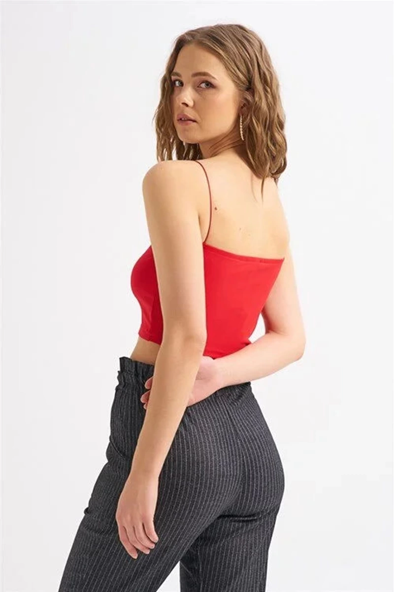 Askılı Crop Bluz
