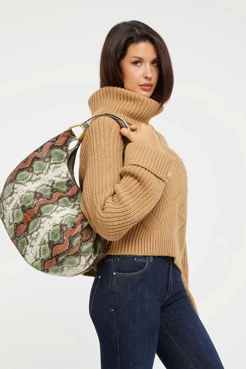 Guess Becci Piton Omuz Maksi El Çantası