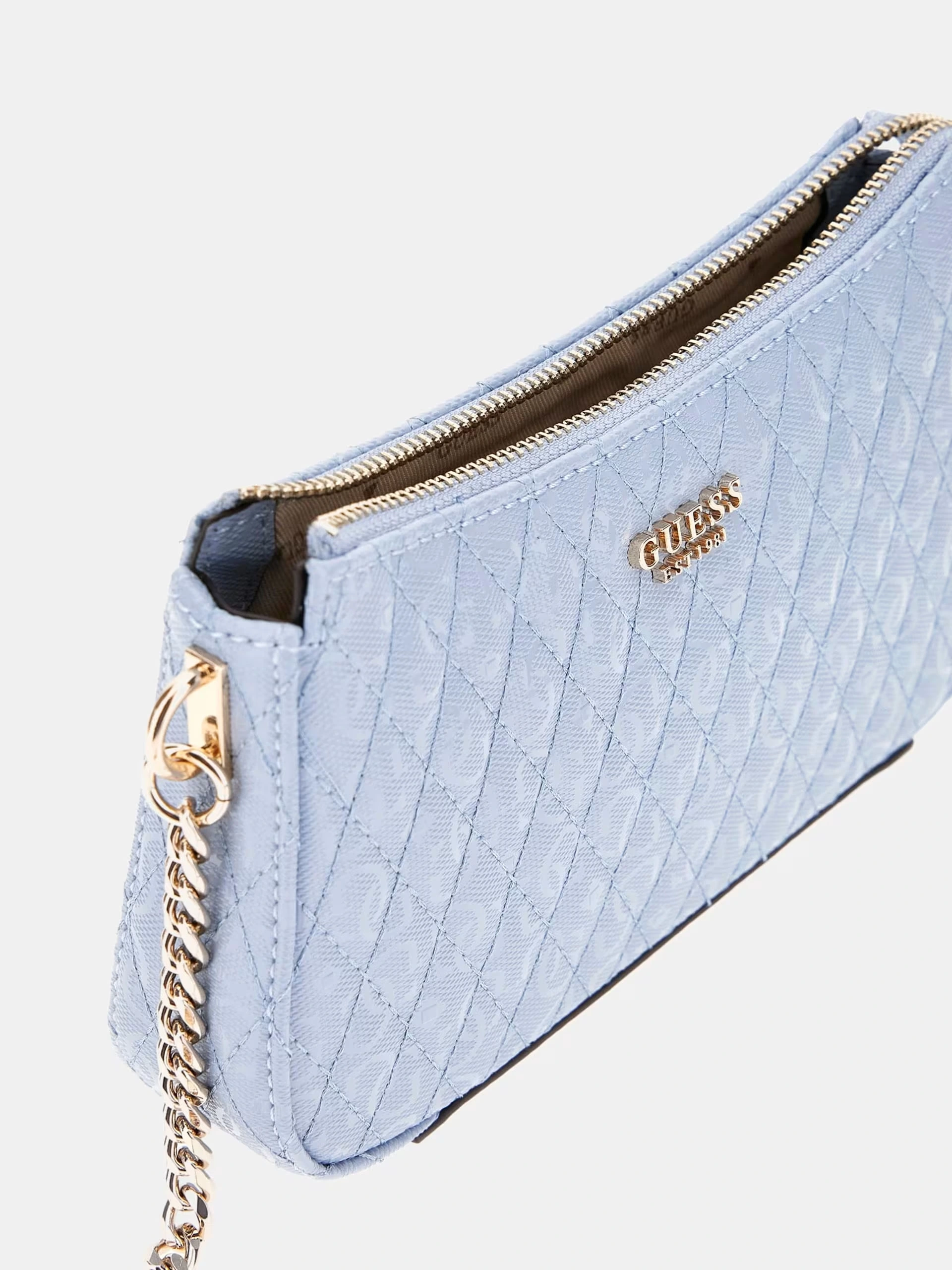 Guess Kadın  Açık Mavi Betula 4G Logolu Çapraz Çanta