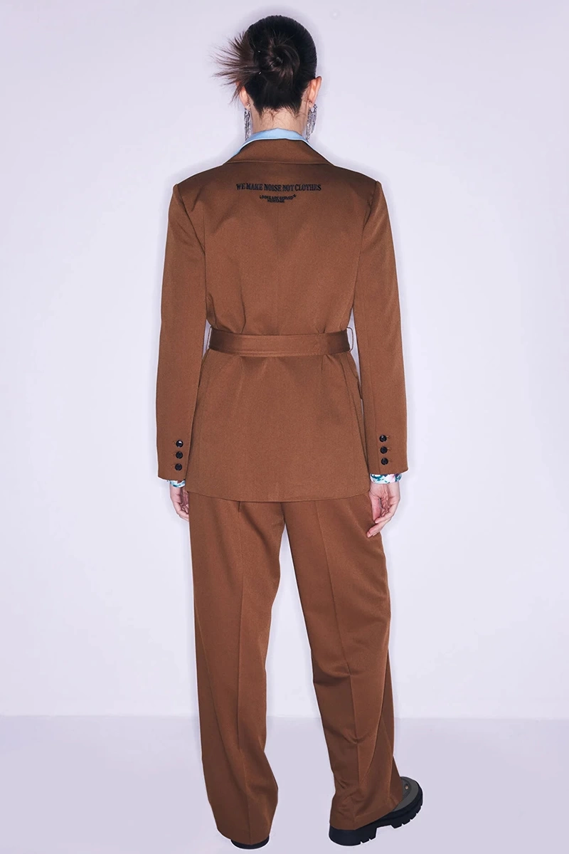 Twist  Metal  Tokalı Kuşaklı Blazer
