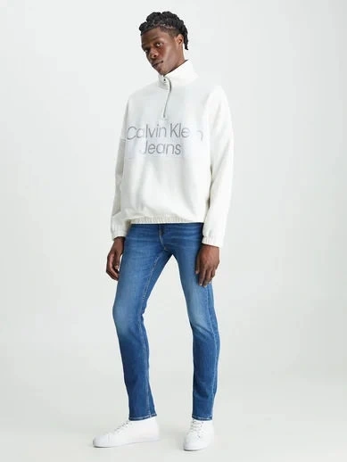 Calvin Klein Erkek Denim Slim Fit Yüksek Bel
