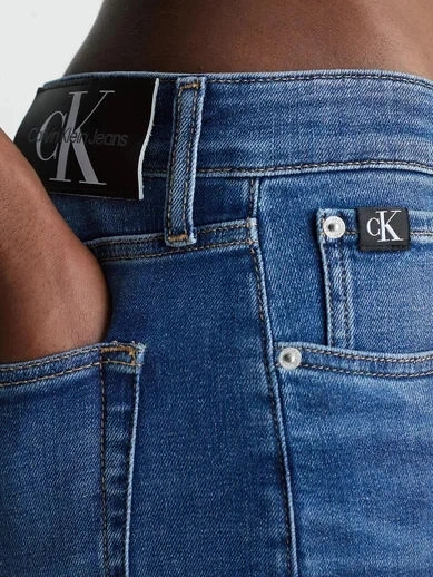 Calvin Klein Erkek Denim Slim Fit Yüksek Bel