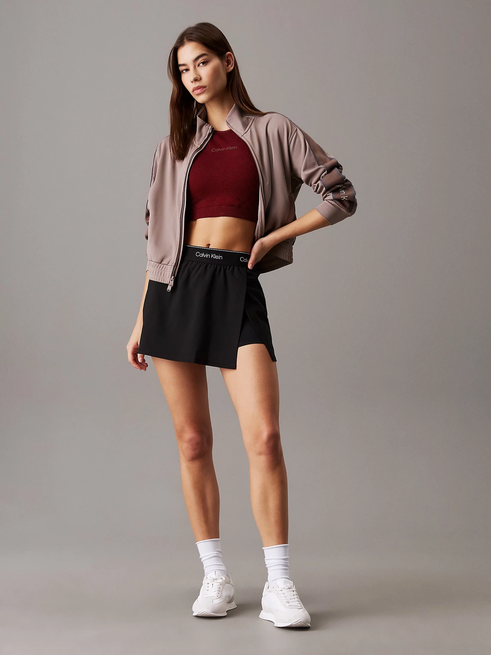 Calvin Klein Kadın  Siyah Spor Etek