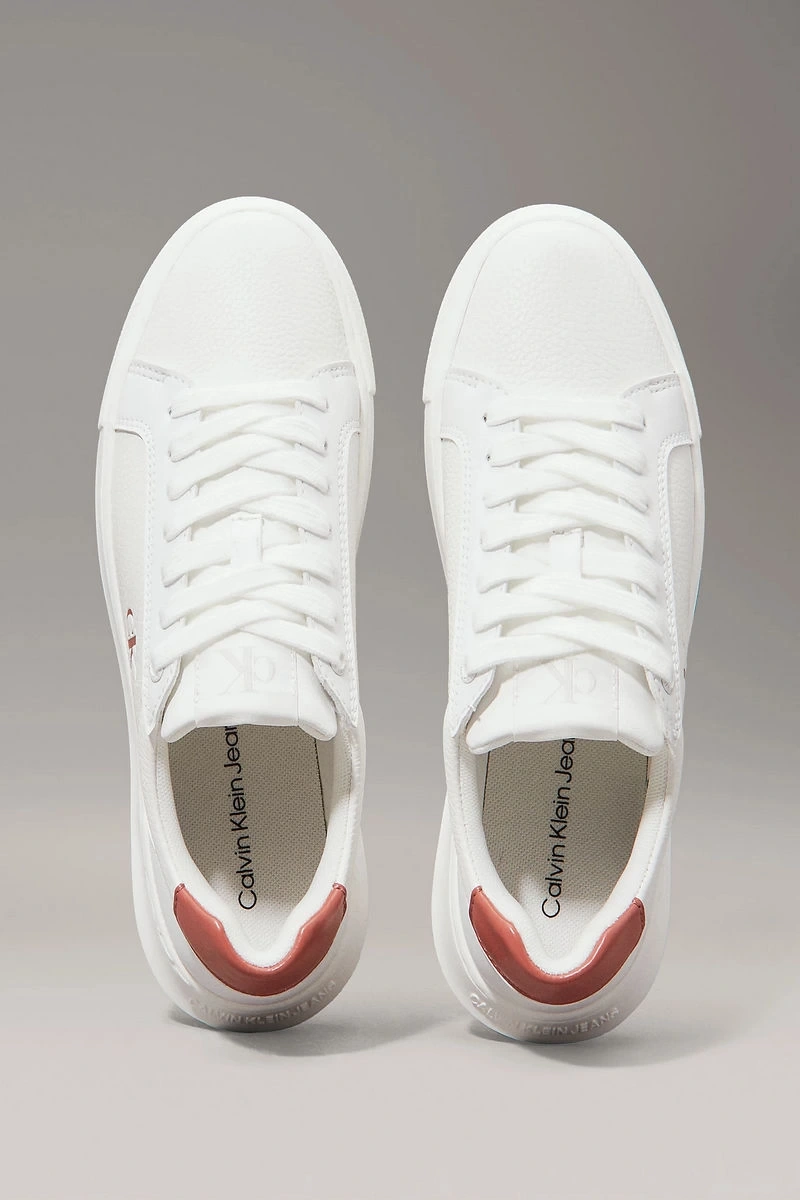 Calvin Klein Logolu Beyaz Kadın Sneaker