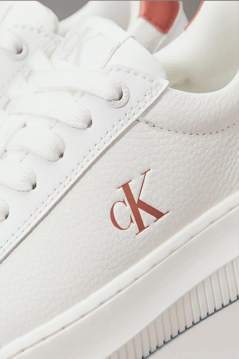 Calvin Klein Logolu Beyaz Kadın Sneaker