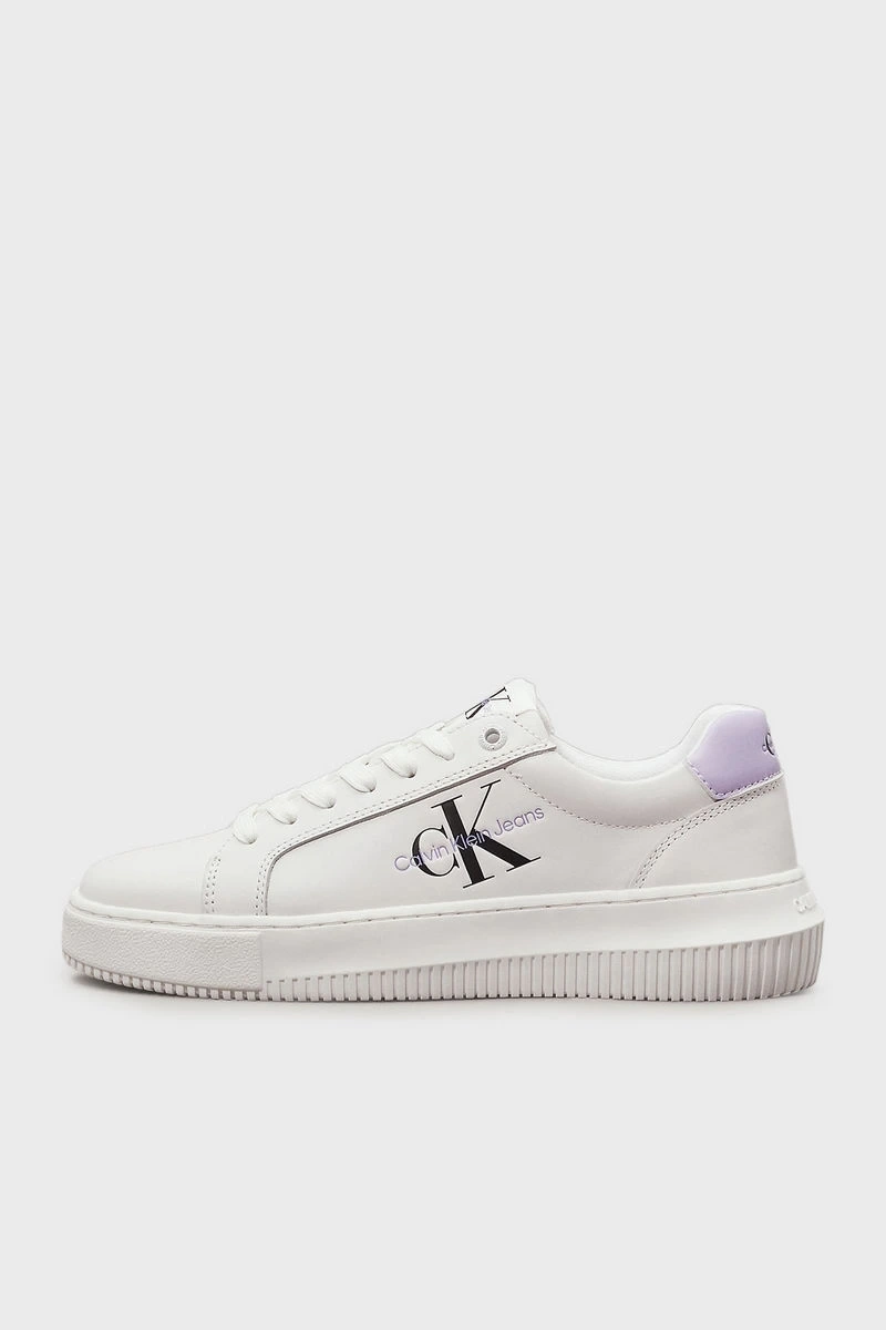 Calvin Klein Logolu Beyaz Kadın Sneaker