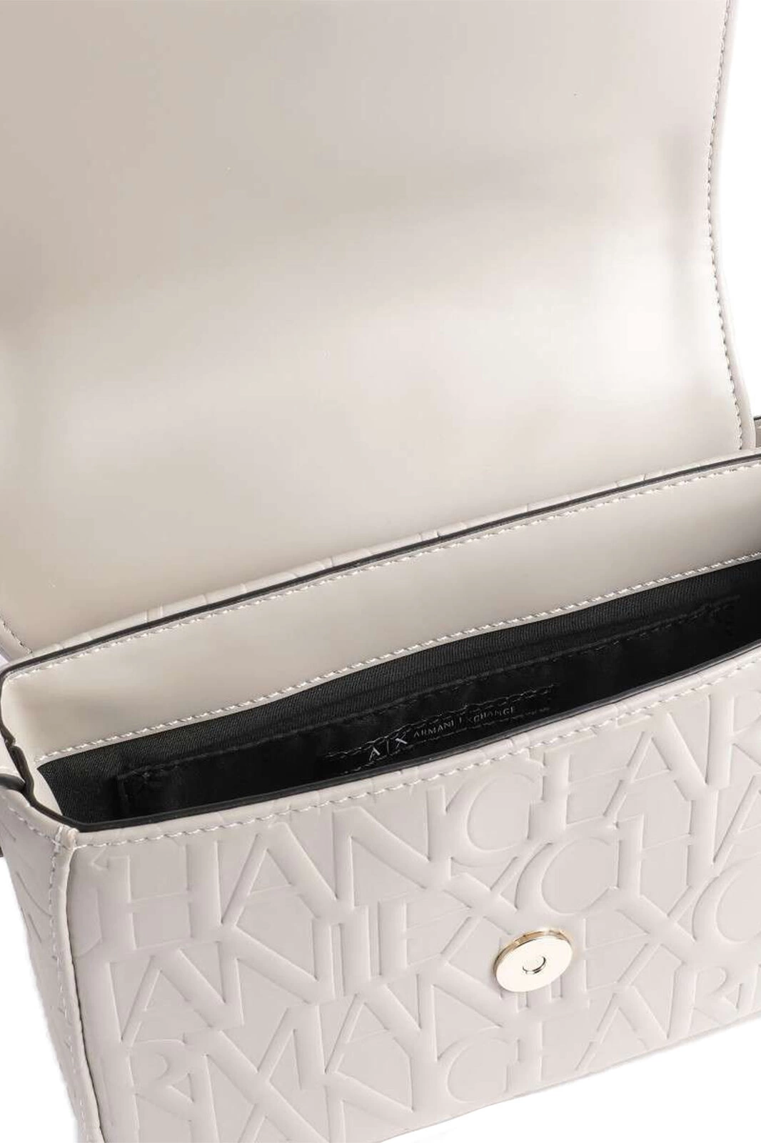 Armani Exchange Logo Kabartmalı Beyaz Kadın Çanta