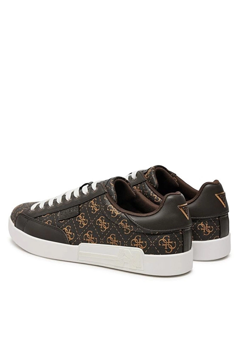 Guess Erkek Kahverengi Caserta 4G Logolu Snekaer