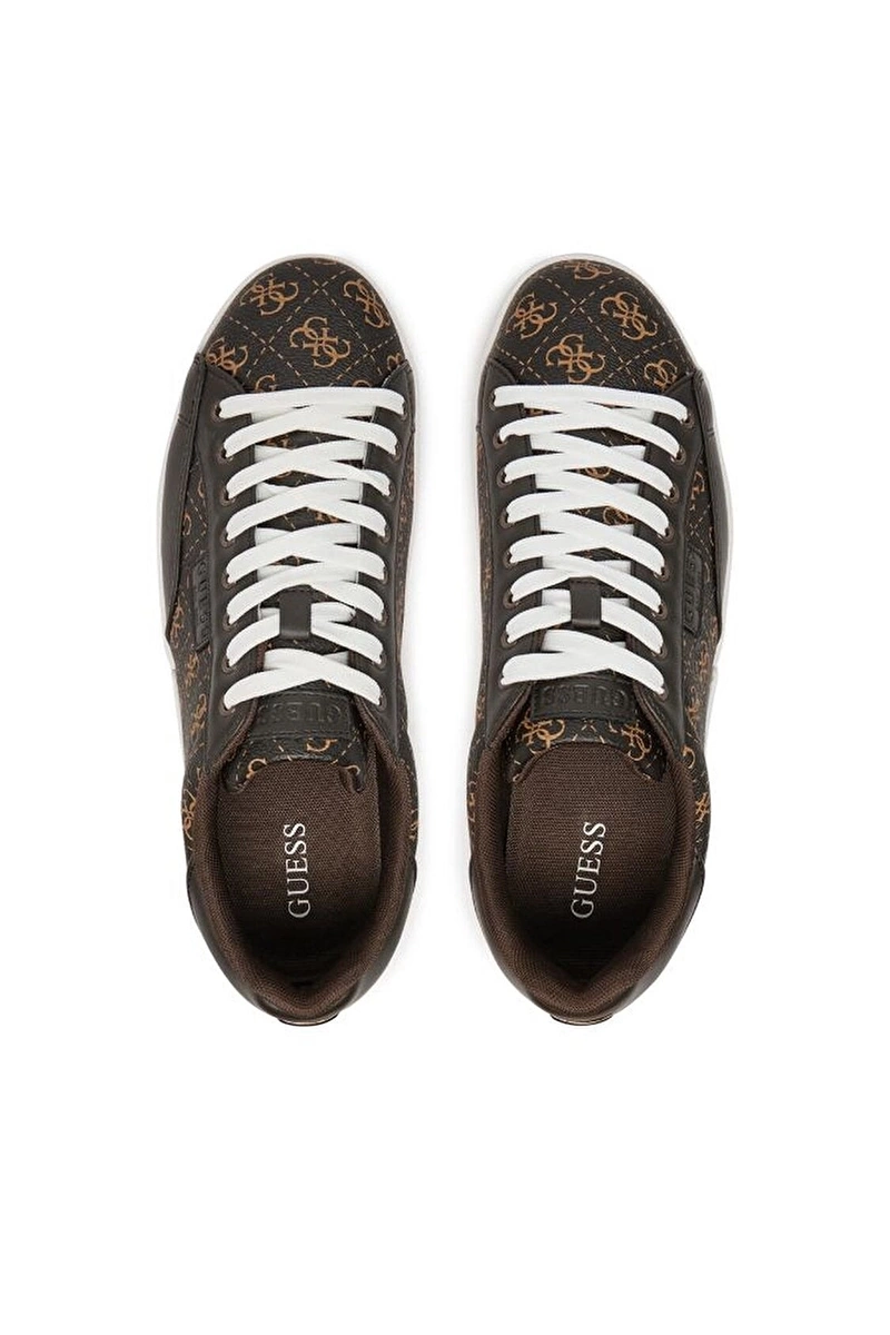 Guess Erkek Kahverengi Caserta 4G Logolu Snekaer